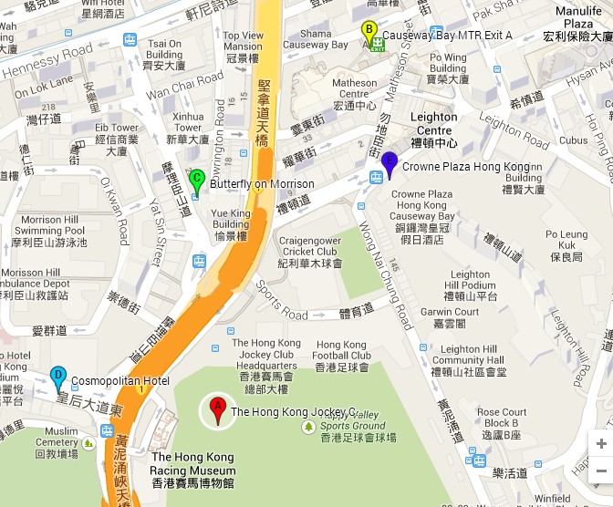 HK venue map